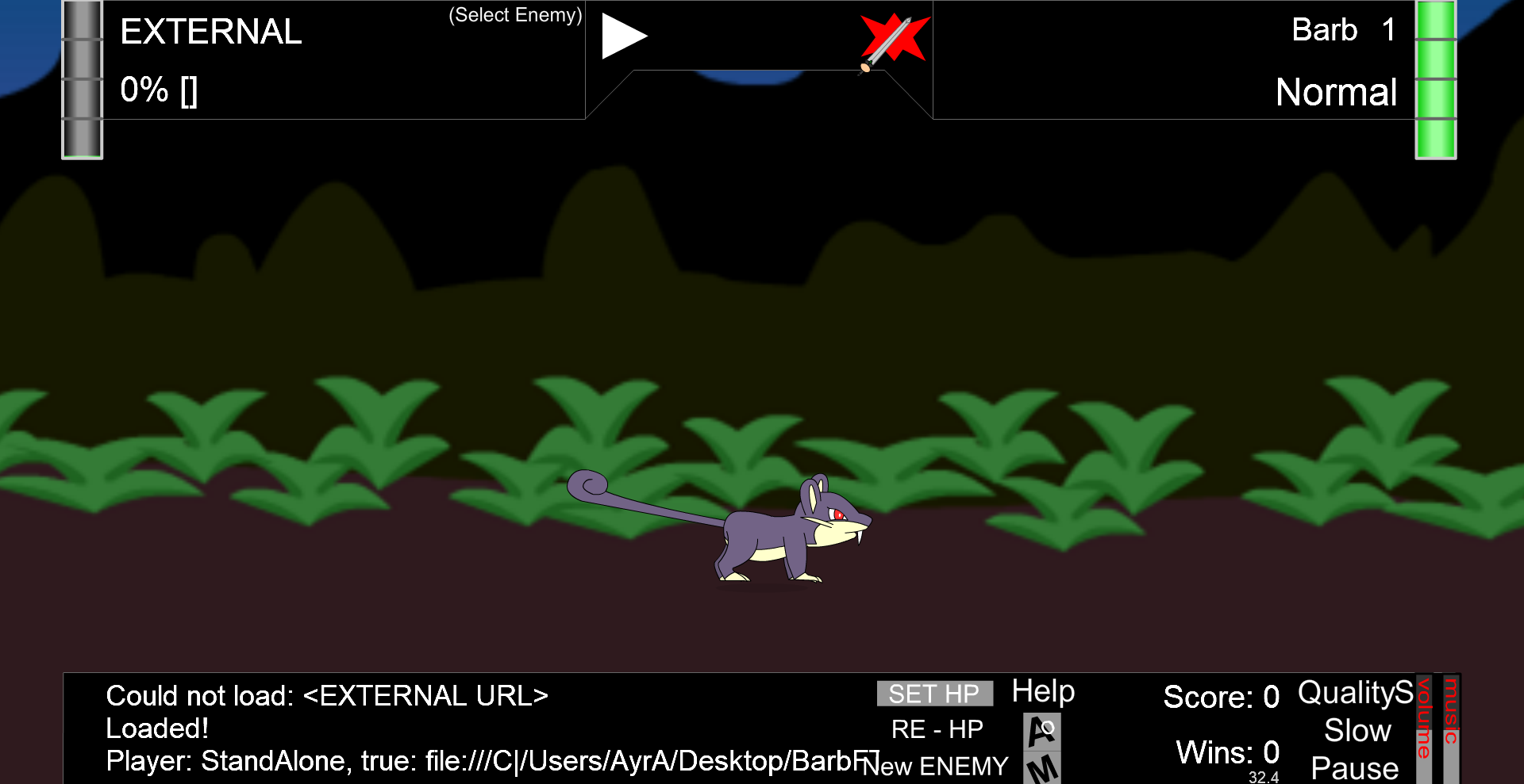 Barbftr VPokemon screenshot